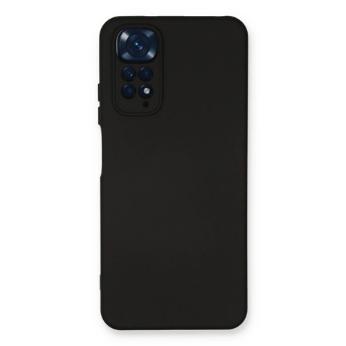 Xiaomi Redmi Note 11 Kılıf Nano İçi Kadife Silikon - Siyah