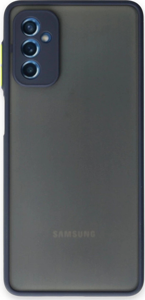 Samsung Galaxy M52 5G Kılıf Montreal Silikon Kapak - Lacivert