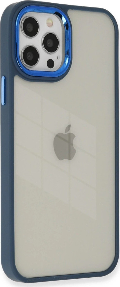 İphone 12 Pro Max Kılıf Dora Kapak - Mavi