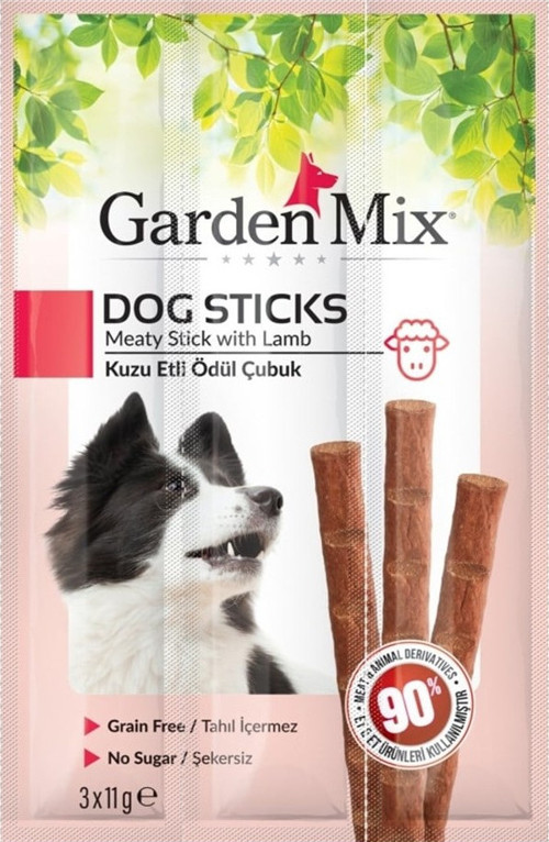 Kuzu Etli Köpek Stick Ödül 3x11g