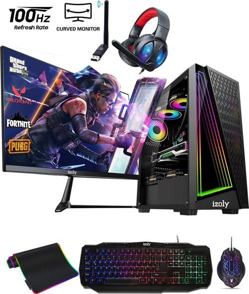Avatar Ryzen 5 5500 32gb 512gb Ssd Rx 550 4gb 24" Oyuncu Masaüstü Bilgisayarı