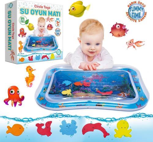 Mashotrend Bebek Su Oyun Matı Karın Üstü Aktivite Zamanı - Sulu Mat - Bebek Matı Bebek Halı