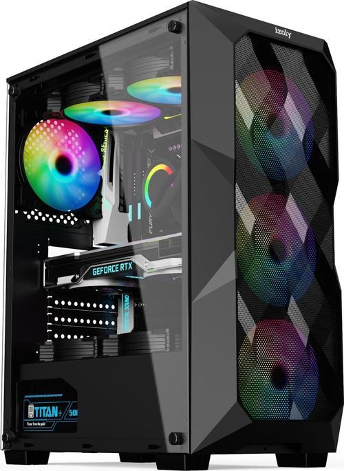 İzoly Dragonite İ3-12100F 16GB 512GB M.2 NVMe GTX1660S 6GB Oyuncu Masaüstü Bilgisayarı