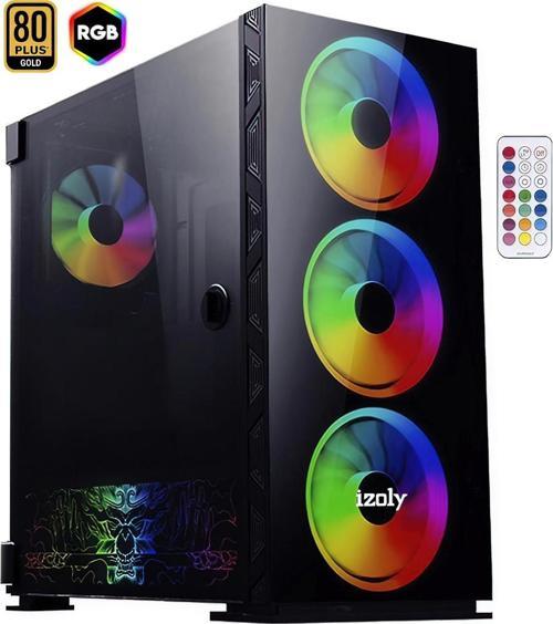 İzoly Silvanus Ryzen 5 5500 16GB 512GB M.2 NVME GeForce RTX 4060 Ti 16GB Oyuncu Masaüstü Bilgisayarı