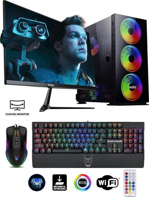 Kurama X I7-10700f 32gb 256gb M.2 Nvme 1660s 6gb 24" Oyuncu Masaüstü Bilgisayarı