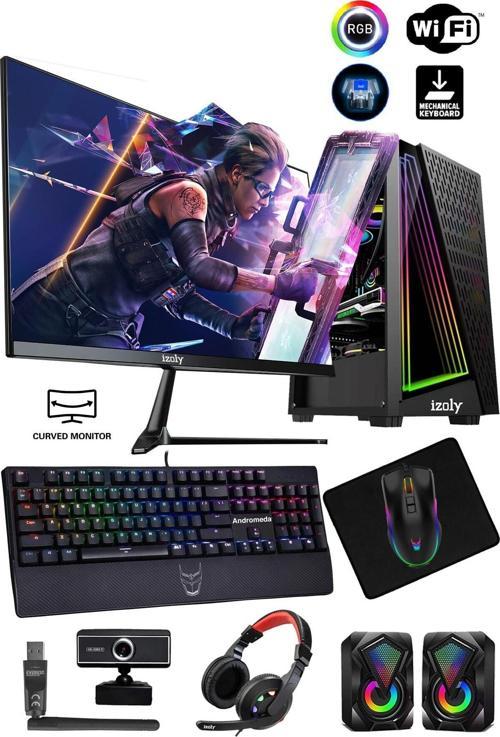 Nemesis I5-10400f 16gb 512gb M.2 Rx550 4gb 24" Oyuncu Masaüstü Bilgisayarı