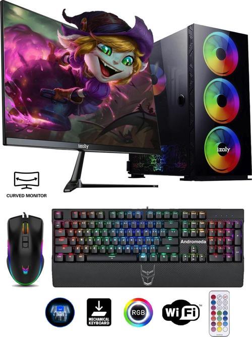Shaula X I3-10100f 16gb 512gb M.2 Nvme 1660s 6gb 24" Oyuncu Masaüstü Bilgisayarı
