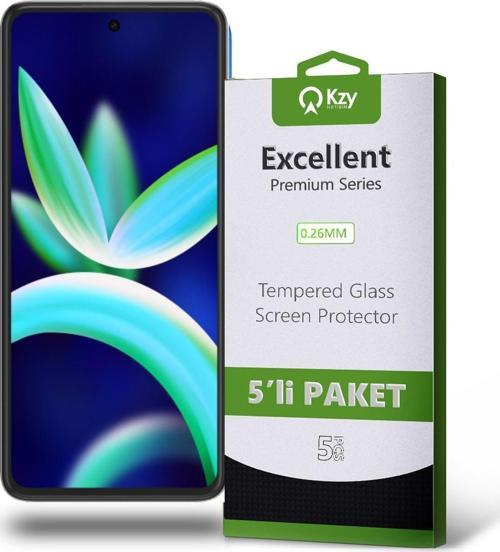 Omix X600 Temperli Ekran Koruyucu Kırılmaz Cam Ekonomik 5'li Paket