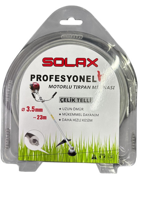 Miku Design Solax Çelik Telli Tırpan Misinası 3,5 mm 23 Metre