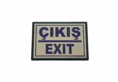 Miku Design Cemax Yönlendirme Büyük Çıkış (Exit) 13X8,5 cm