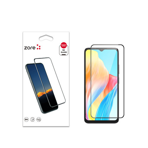 Oppo A38 Ekran Koruyucu Ekranı Tam Kaplayan Kenarları Kırılmaya Dayanıklı Cam Koruyucu
