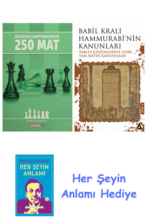 Küçükler Şampiyonasından 250 Mat + Babil Kralı Hammurrabi'Nin Kanunları + Her Şeyin Anlamı