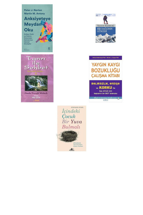 Anksiyeteye Meydan Oku: Endişe, Panik Ve Fobinin Üstesinden ... +4 Kitap