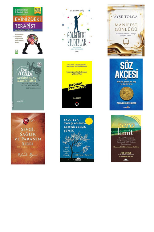 Evinizdeki Terapist: Düşüncelerinizi Değiştirerek Duyguların... +8 Kitap