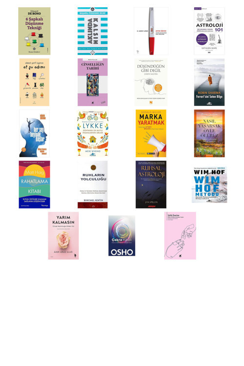 6 Şapkalı Düşünme Tekniği... +18 Kitap