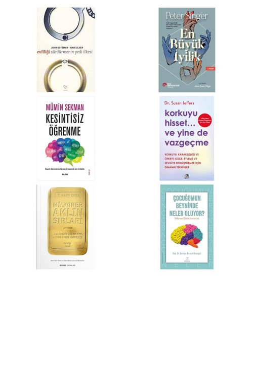 Evliliği Sürdürmenin Yedi İlkesi... +5 Kitap