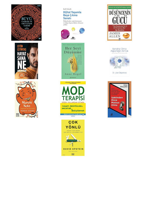 Büyü Cadılık Ve Okültizm Tarihi (Ciltli)... +9 Kitap