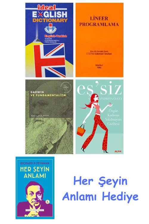 İdeal English Dictionary + Lineer Programlama + Darwin Ve Fundamentalizm + Eş'Siz + Her Şeyin Anlamı