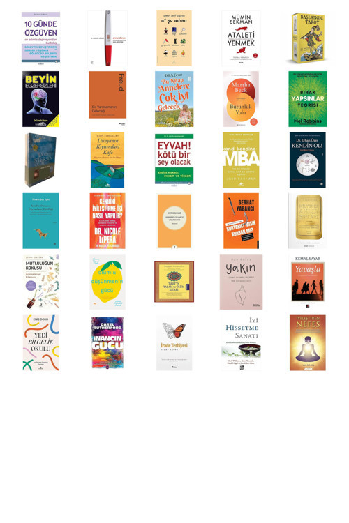 10 Günde Özgüven - On Adımla Depresyondan Kurtuluş: Özgüveni... +29 Kitap