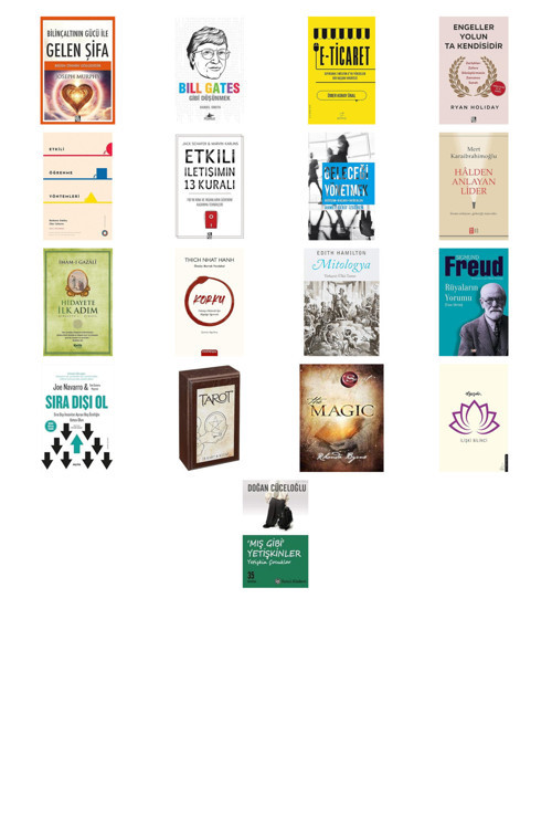 Bilinçaltının Gücü İle Gelen Şifa... +16 Kitap