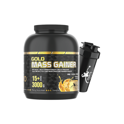 Gold Mass Gainer Karbonhidrat Tozu 3000 Gr - Muz Aromalı
