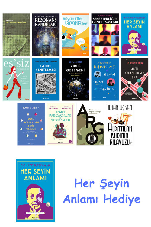 14 Kitaplık Bilim Seti + Her Şeyin Anlamı