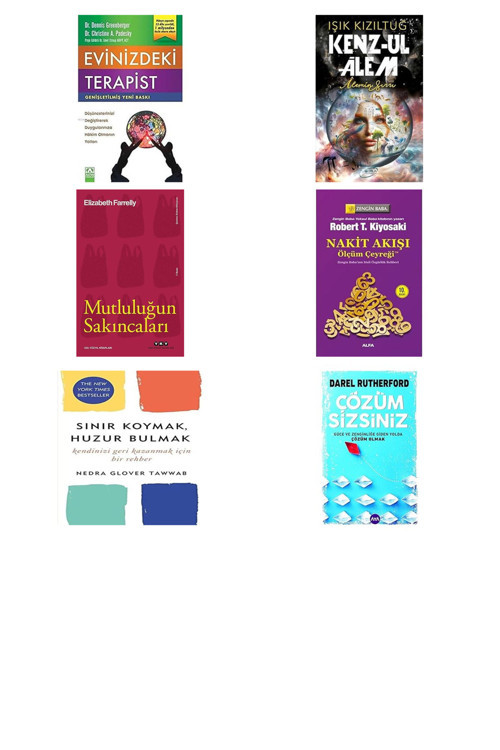 Evinizdeki Terapist: Düşüncelerinizi Değiştirerek Duyguların... +5 Kitap