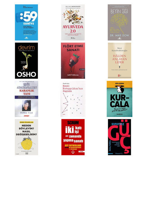 59 Saniye: Azıcık Düşünün, Çok Şeyi Değiştirin... +11 Kitap