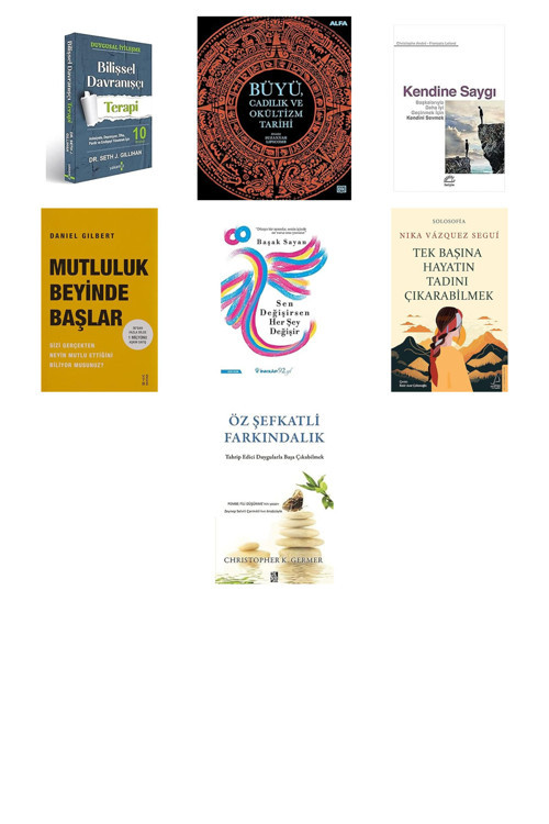 Bilişsel Davranışçı Terapi: Anksiyete, Depresyon, Öfke, Pani... +6 Kitap
