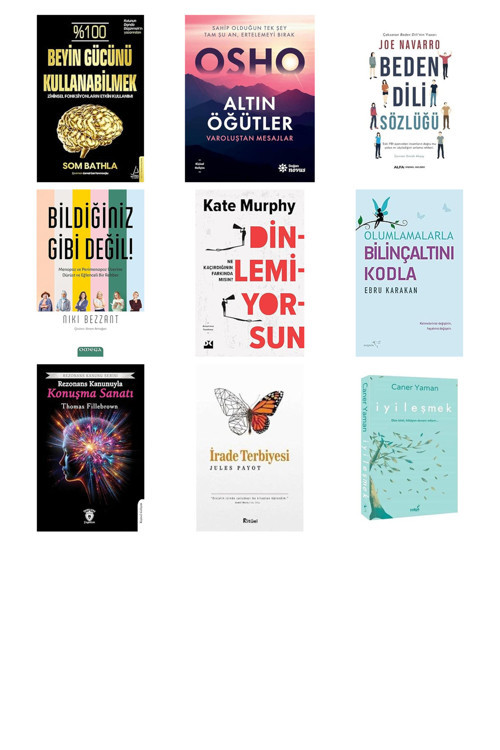 %100 Beyin Gücünü Kullanabilmek... +8 Kitap
