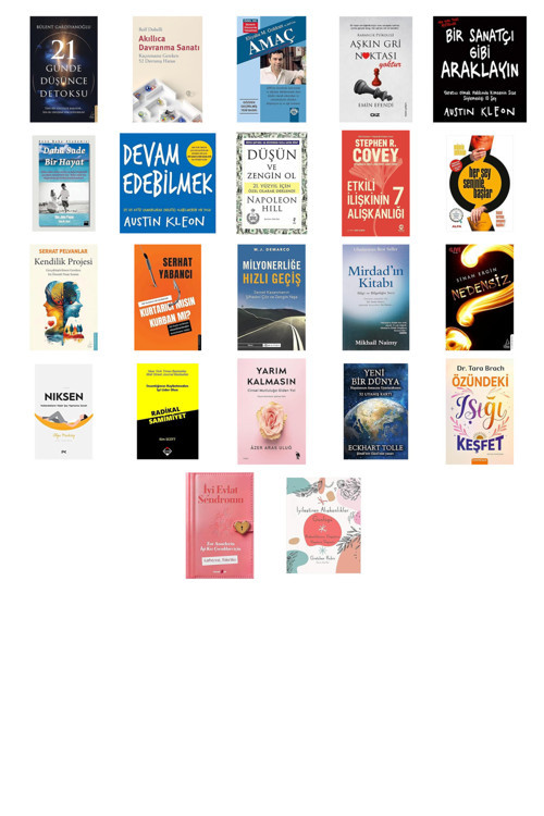 21 Günde Düşünce Detoksu... +21 Kitap
