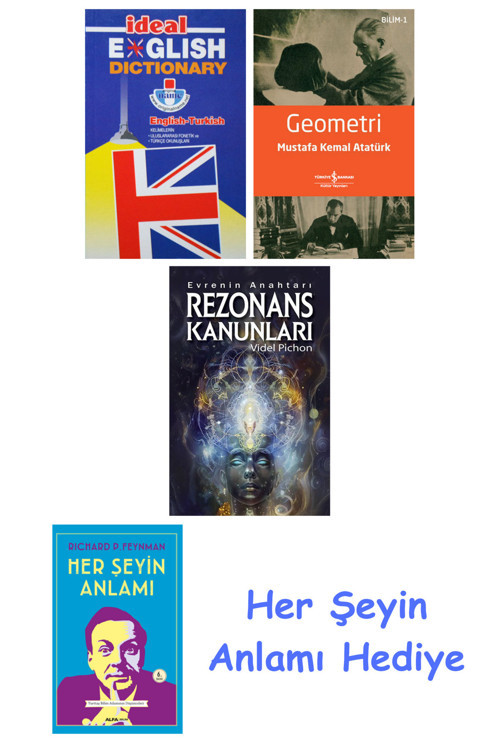 İdeal English Dictionary + Geometri + Rezonans Kanunları + Her Şeyin Anlamı