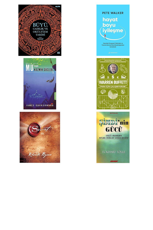 Büyü Cadılık Ve Okültizm Tarihi (Ciltli)... +5 Kitap