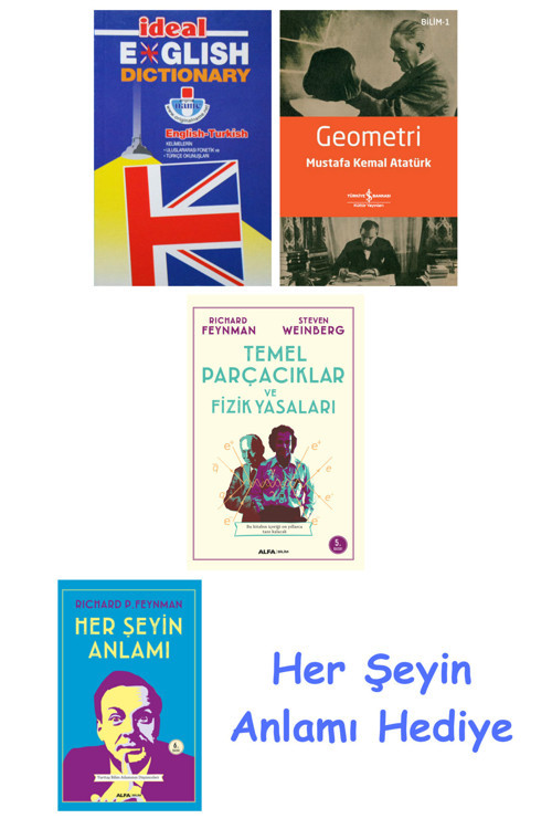 İdeal English Dictionary + Geometri + Temel Parçacıklar Ve Fizik Yasaları + Her Şeyin Anlamı