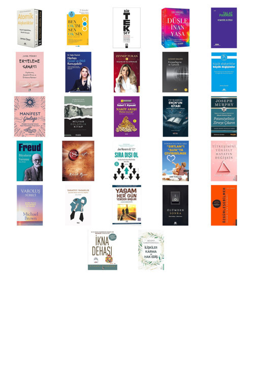 Atomik Alışkanlıklar Kutulu Özel Set (2 Kitap): Atomik Alışk... +26 Kitap