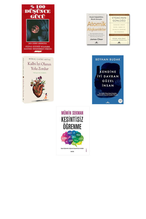 %100 Düşünce Gücü... +4 Kitap