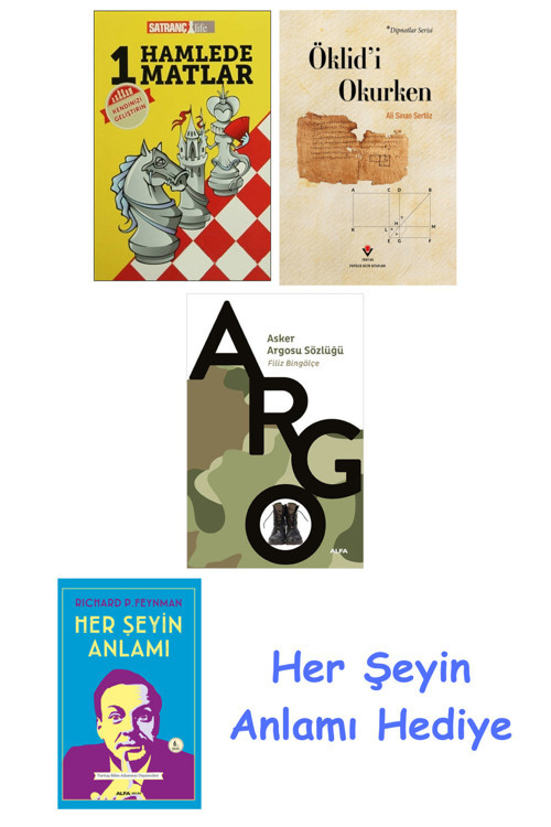 1 Hamlede Matlar + Öklidi Okurken + Asker Argosu Sözlüğü + Her Şeyin Anlamı