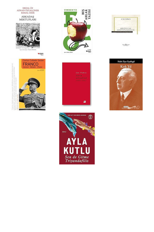 Arkadaş Mektupları: Erdal Öz - Adnan Özyalçıner - Kemal Özer... +6 Kitap