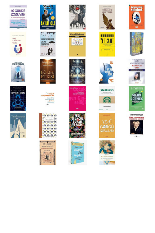 10 Günde Özgüven - On Adımla Depresyondan Kurtuluş: Özgüveni... +27 Kitap