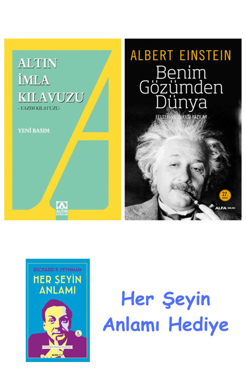 Altın İmla Kılavuzu -Yazım Kılavuzu + Benim Gözümden Dünya + Her Şeyin Anlamı