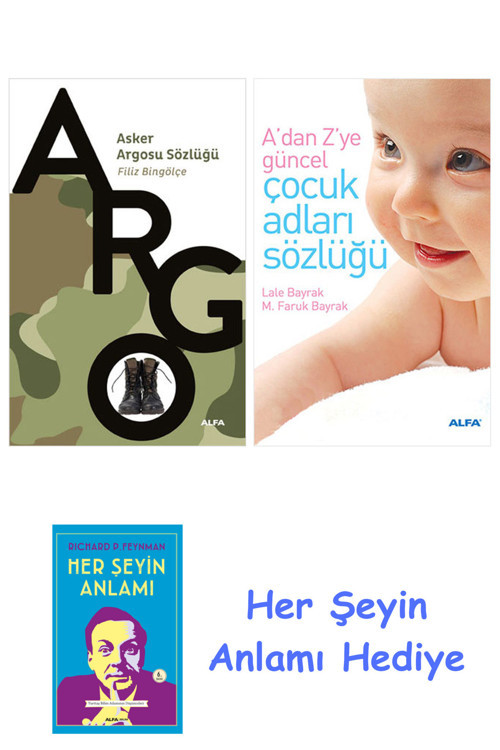 Asker Argosu Sözlüğü + Çocuk Adları Sözlüğü (Cep Boy) + Her Şeyin Anlamı
