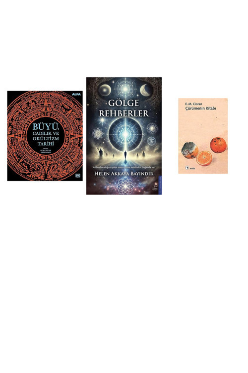 Büyü Cadılık Ve Okültizm Tarihi (Ciltli)... +2 Kitap