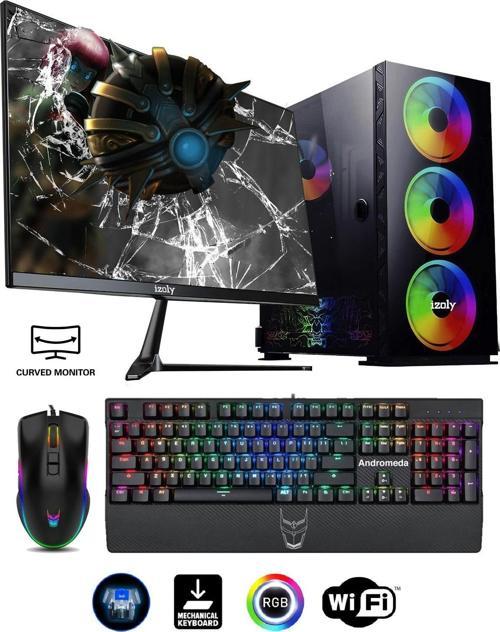 Warband I5-10400f 16gb 512gb M.2 Nvme Rtx2060s 8gb 24" Oyuncu Masaüstü Bilgisayarı
