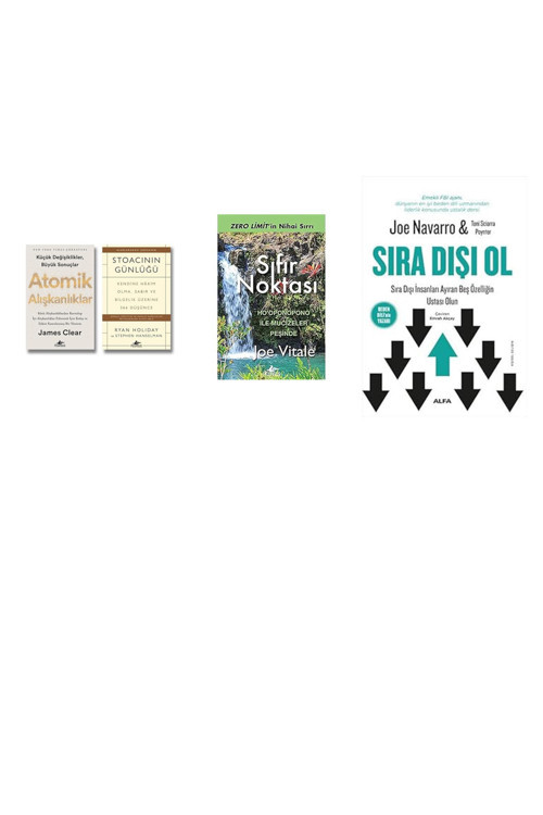 Atomik Alışkanlıklar + Stoacının Günlüğü - 2 Kitap Set... +2 Kitap