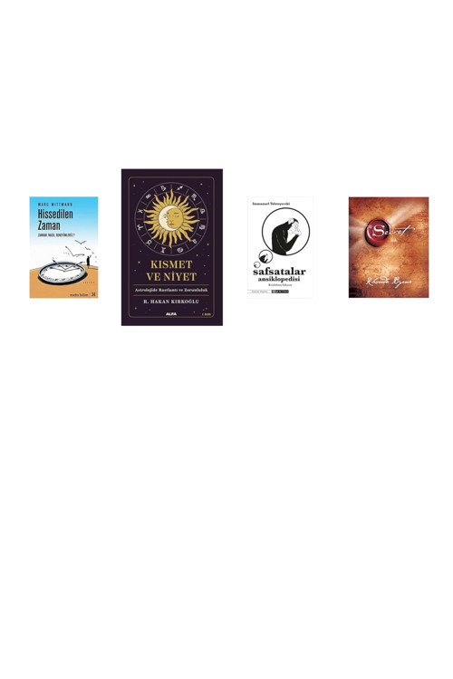 Hissedilen Zaman: Zamanı Nasıl Deneyimleriz?... +3 Kitap