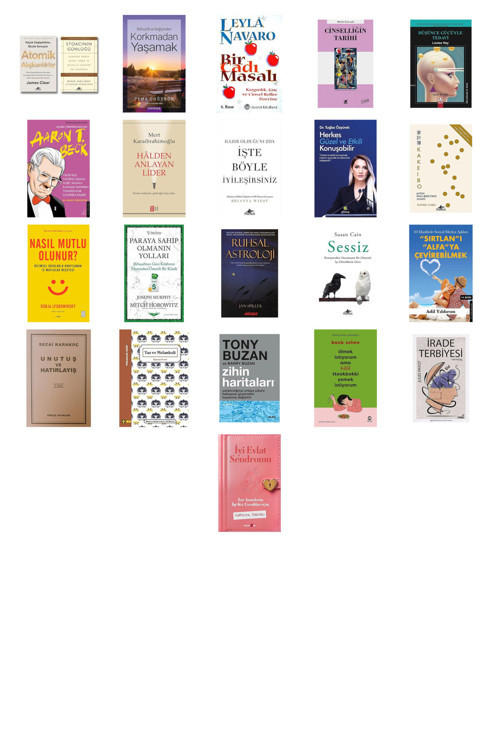 Atomik Alışkanlıklar + Stoacının Günlüğü - 2 Kitap Set... +20 Kitap