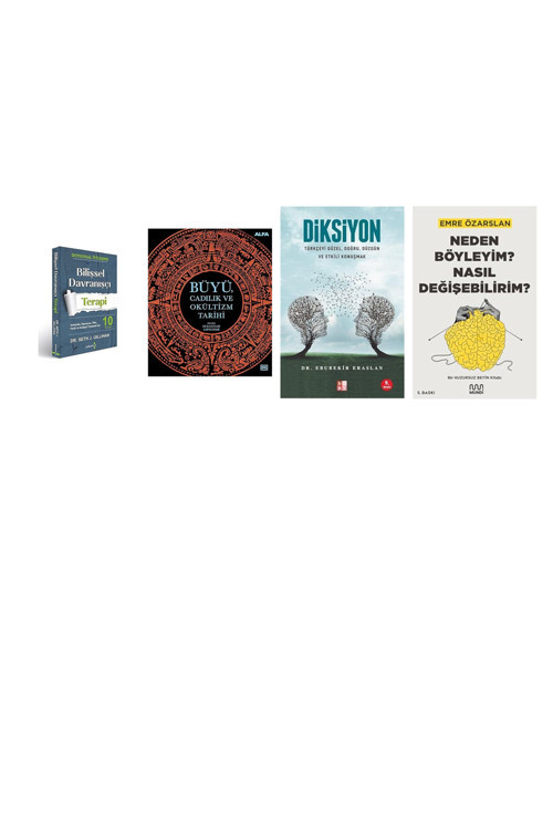 Bilişsel Davranışçı Terapi: Anksiyete, Depresyon, Öfke, Pani... +3 Kitap