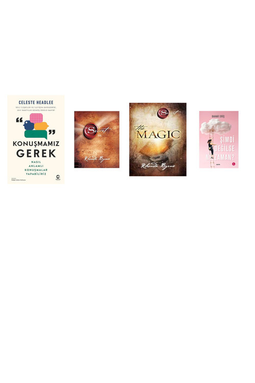Konuşmamız Gerek: Nasıl Anlamlı Konuşmalar Yapabiliriz... +3 Kitap