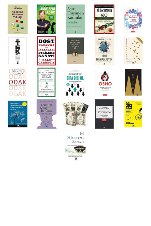 6 Şapkalı Düşünme Tekniği... +20 Kitap