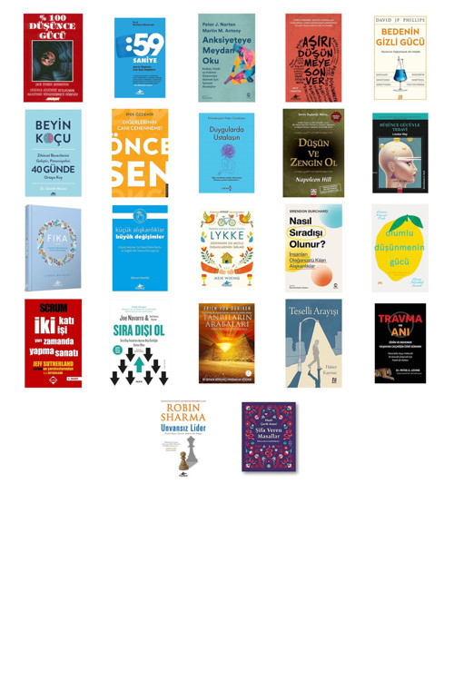 %100 Düşünce Gücü... +21 Kitap